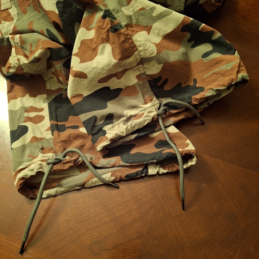Tinseltown Camo Wide Leg Relaxed Fit Cargo Parachute Pants Size Large - Picture 5 of 16